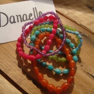 Bracelet tons pastels