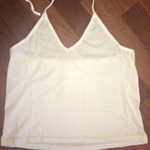Dos nu Blanc uni   Coton   TBE