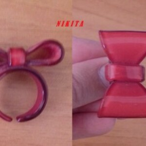 Bague rouge