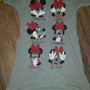 Chemise de nuit minnie