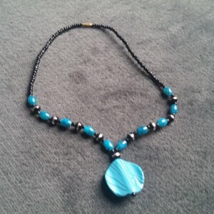 Collier Fantaisie Bleu