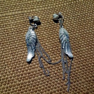 Boucles D'oreilles Ailes À Clip