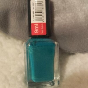 Vernis turquoise