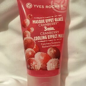 Masque effet glacé cranberry