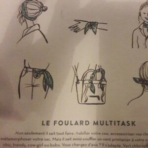 Foulard multitask vert