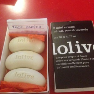 Trois savons lolive