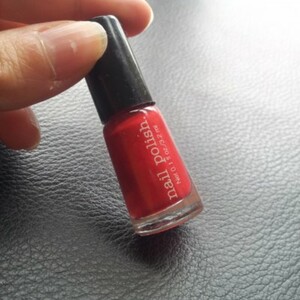 Vernis vrai rouge