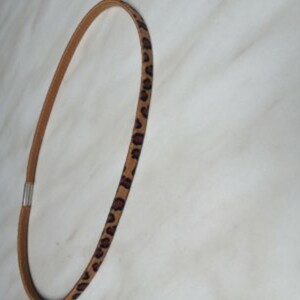 headband léopard