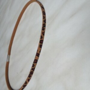 headband léopard