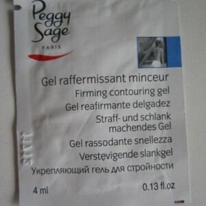 échantillon gel raffermissant minceur