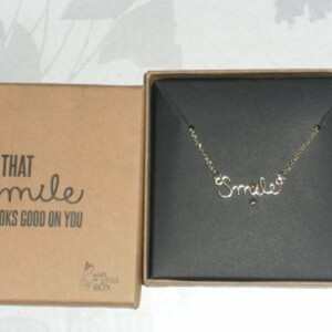 Collier Smile argent