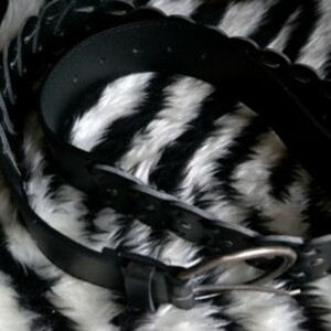 Ceinture Noire Cuir