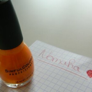 Vernis pro orange