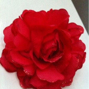 Rose broche/barrette