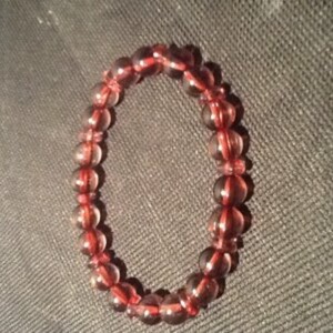 Bracelet Bordeaux avec Perles