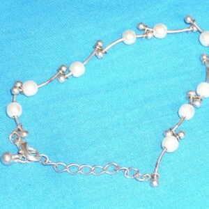 BRACELET PERLE BLANC