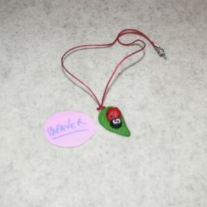 Collier coccinelle