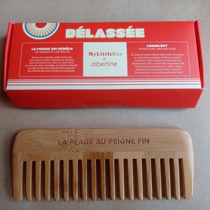 Peigne en bambou - My Little Box pour Albertine