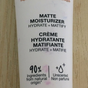 Crème hydratante matifiante