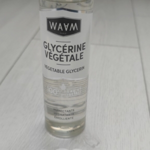 Glycérine végétale pure de Waam