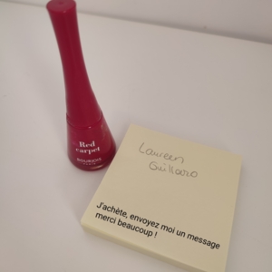 Vernis rouge