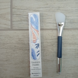 Pinceau double embout - "Masque et yeux"