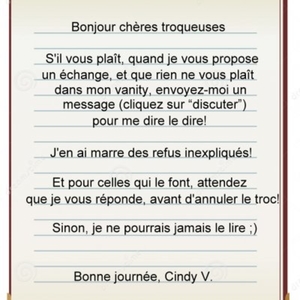 A lire avant d'annuler mes propositions!