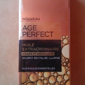 AGE PERFECT,HUILE EXTRAORDINAIRE VISAGE ET DECOLLE