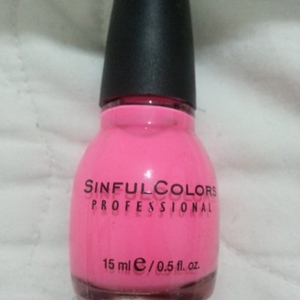 Vernis rose fluo Sinful Color