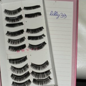 9 paires faux cils