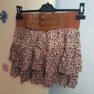 jupe leopard