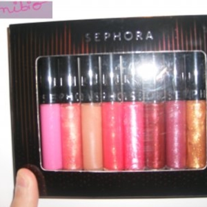 lot gloss sephora collection noel