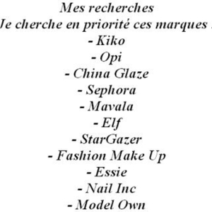 Mes recherches