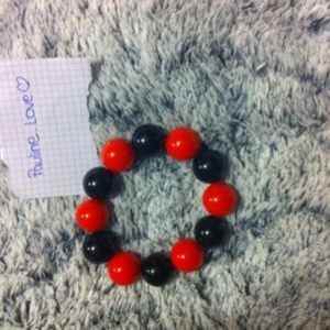 Bracelet Rouge et Noir