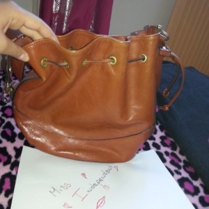 sac cuir camel