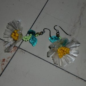 boucles d'oreilles Fleurs