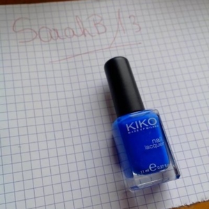 Vernis kiko bleu