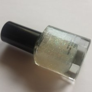 Vernis top coat pailleté