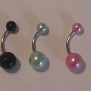 Lot de trois piercing nombril