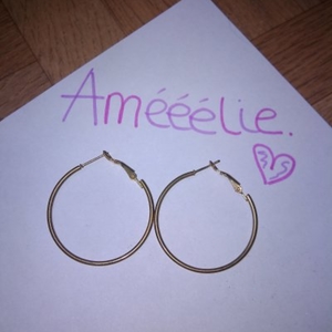 Boucles d'oreilles doré