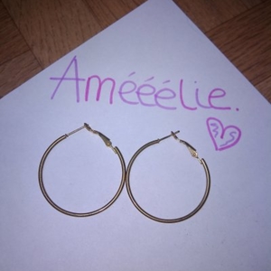 Boucles d'oreilles doré