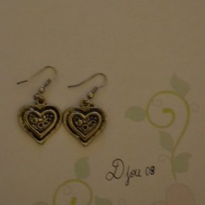 Boucles d'oreille coeur