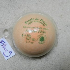 Boule de bain effervescente senteur pêche