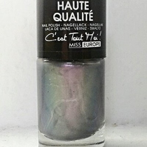 Vernis Irisé gris reflet violet