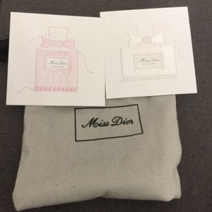 Carte parfumées miss dior