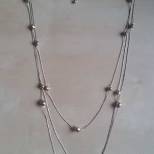 Collier 3 niveaux doré