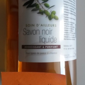 Savon noir liquide