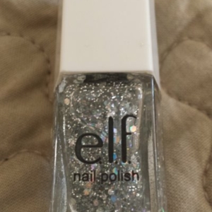 vernis paillette argent
