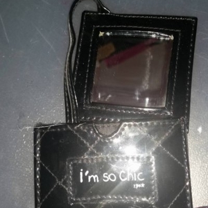 i'm so chic Miroir de poche dans pochette