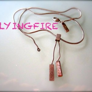 Collier 2 pendentifs